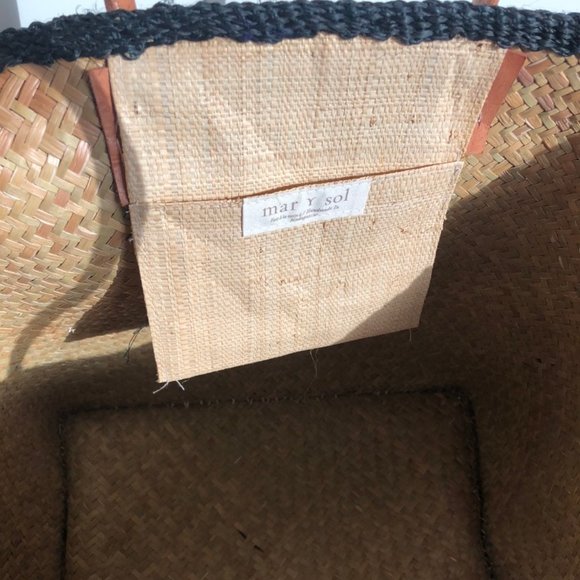 Mar Y Sol Ibiza Tote in Black - Picture 3 of 5